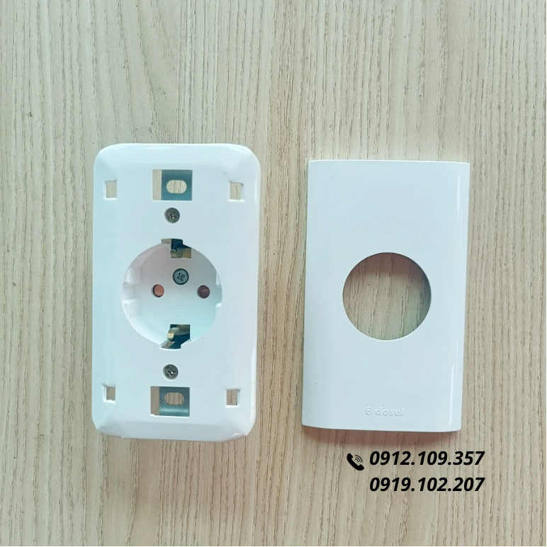 Ổ Cắm Điện Âm Tường 1 Lỗ Hàn Quốc Dosel DC2217