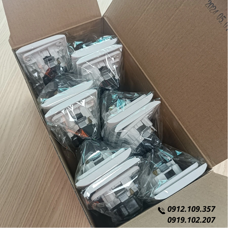 Ổ Cắm Điện Âm Tường 2 Lỗ Hàn Quốc Dosel DC2218