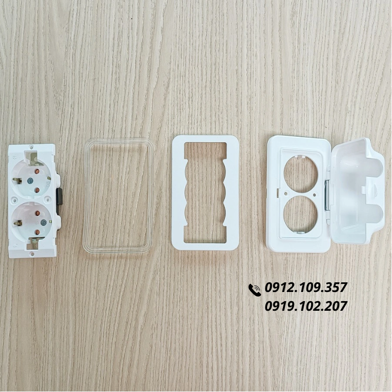 Ổ Cắm Điện Chống Nước Nắp Ngang Hàn Quốc Dosel DC2219