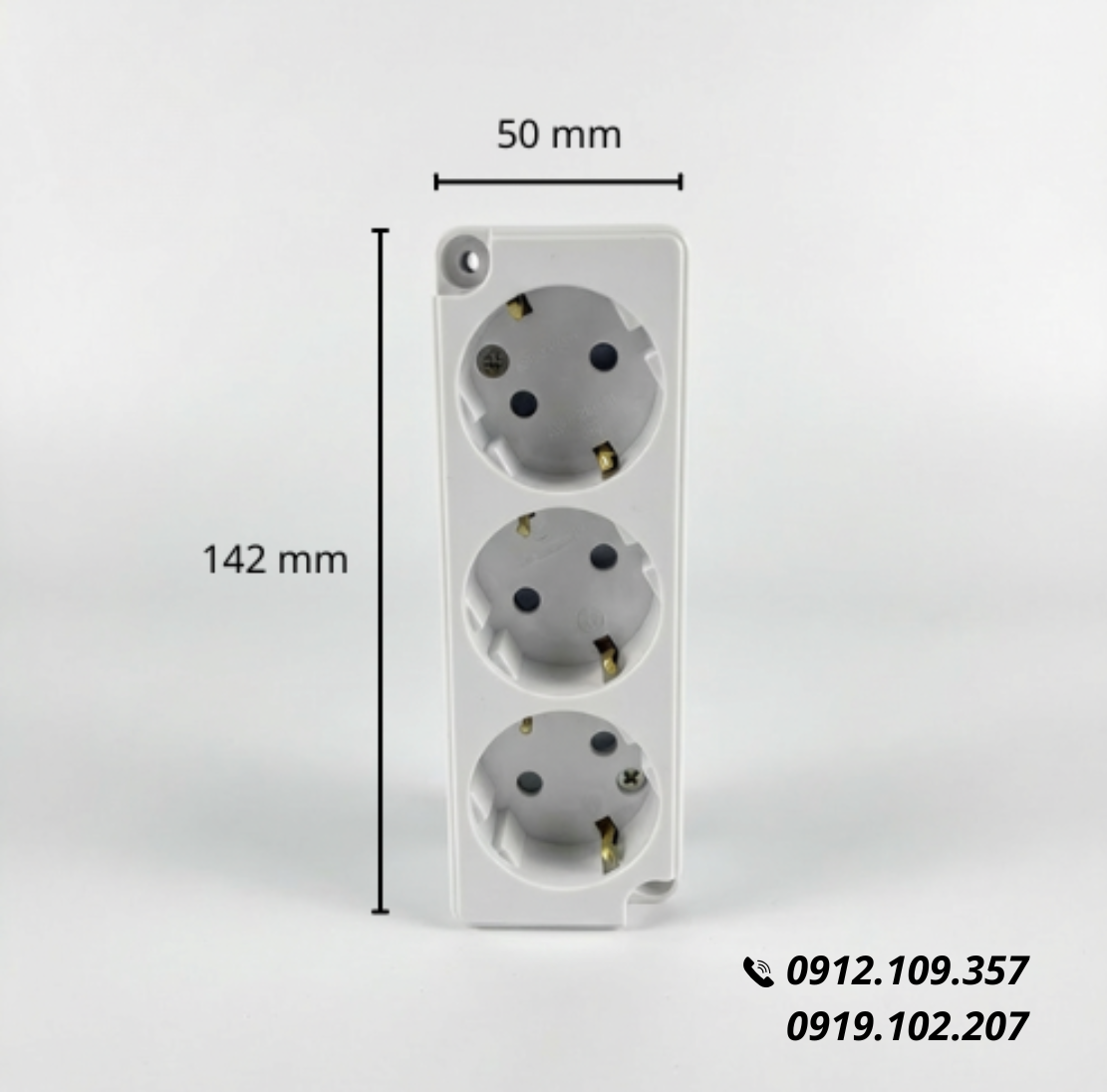 Ổ CẮM ĐIỆN 3 LỖ NỔI DONG HWA HÀN QUỐC | ĐÓNG GÓI 1 HỘP 10 CÁI