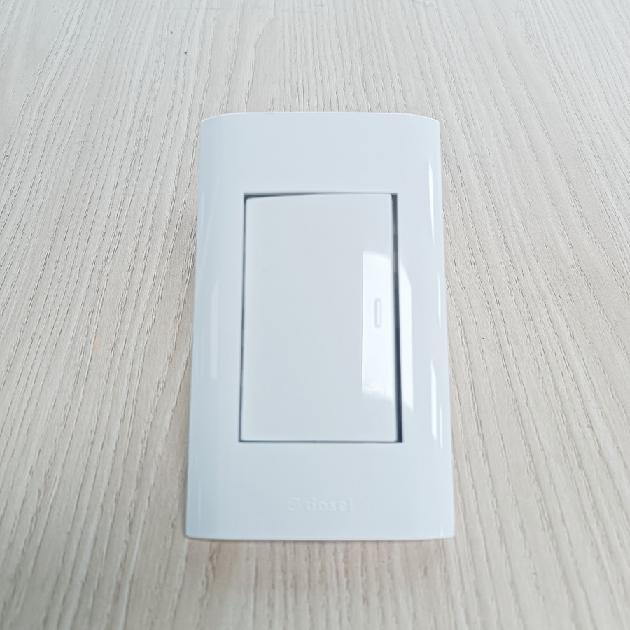 Công Tắc Điện Âm Tường 1 Nút Nhấn Một Chiều Hàn Quốc Dosel DLW2106