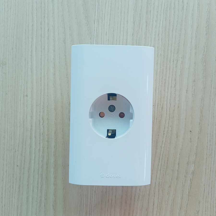 Ổ Cắm Điện Âm Tường 1 Lỗ Hàn Quốc Dosel DC2217