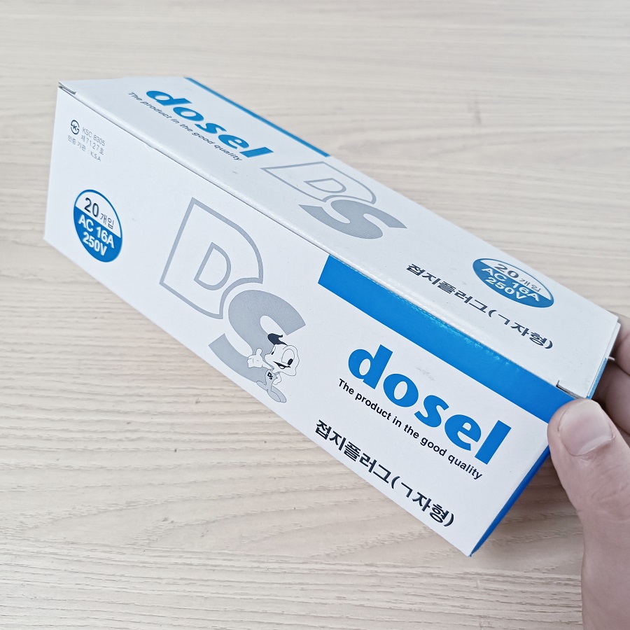 Phích Cắm Điện Gập Vuông Góc Hàn Quốc Dosel DP2104