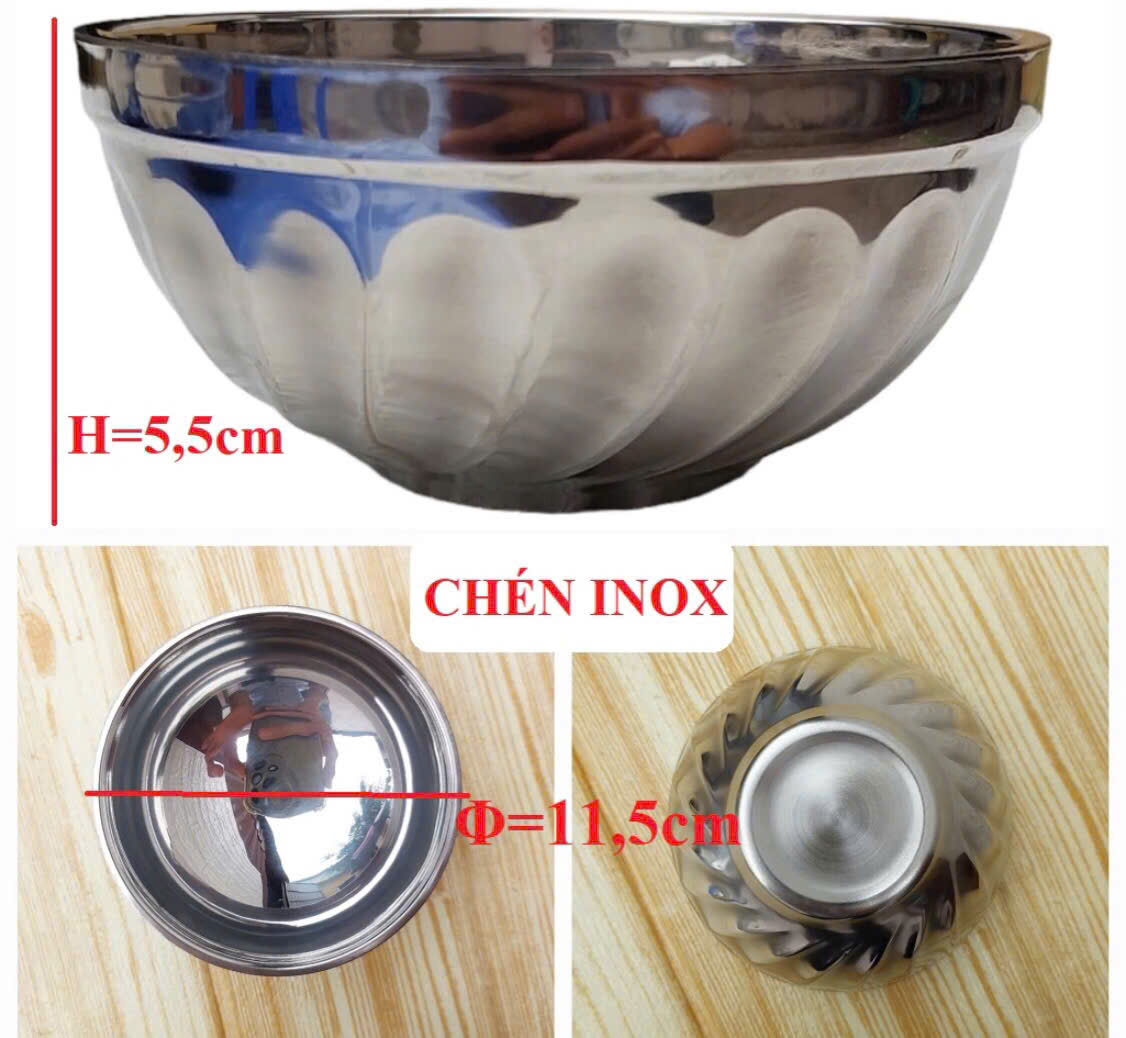 CHÉN CƠM INOX CÁC LOẠI | CHUYÊN GIA ĐỒ DÙNG KHÁCH SẠN
