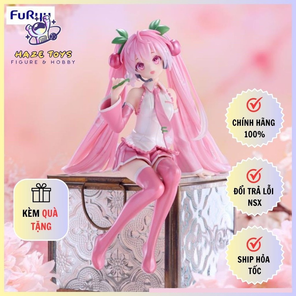 Mô Hình Hatsune Miku Sakura 2024 - Noodle Stopper Figure Chính Hãng (FuRyu)