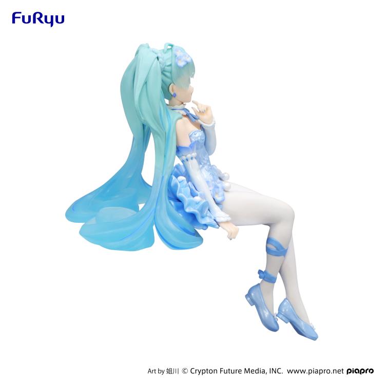 Mô Hình Hatsune Miku - Flower Fairy Nemophila Pail Blue Color Ver - Noodle Stopper Figure (Furyu)