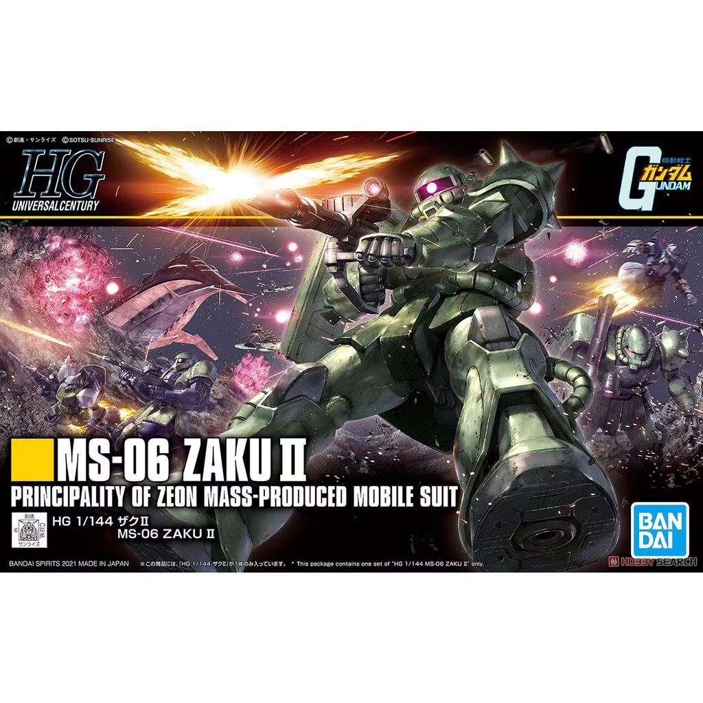 Mô hình Gundam Bandai HG UC 241 ZAKU II 1/144 MS Gundam