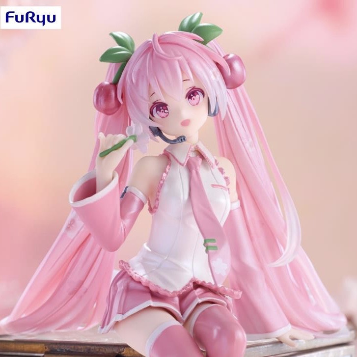 Mô Hình Hatsune Miku Sakura 2024 - Noodle Stopper Figure Chính Hãng (FuRyu)