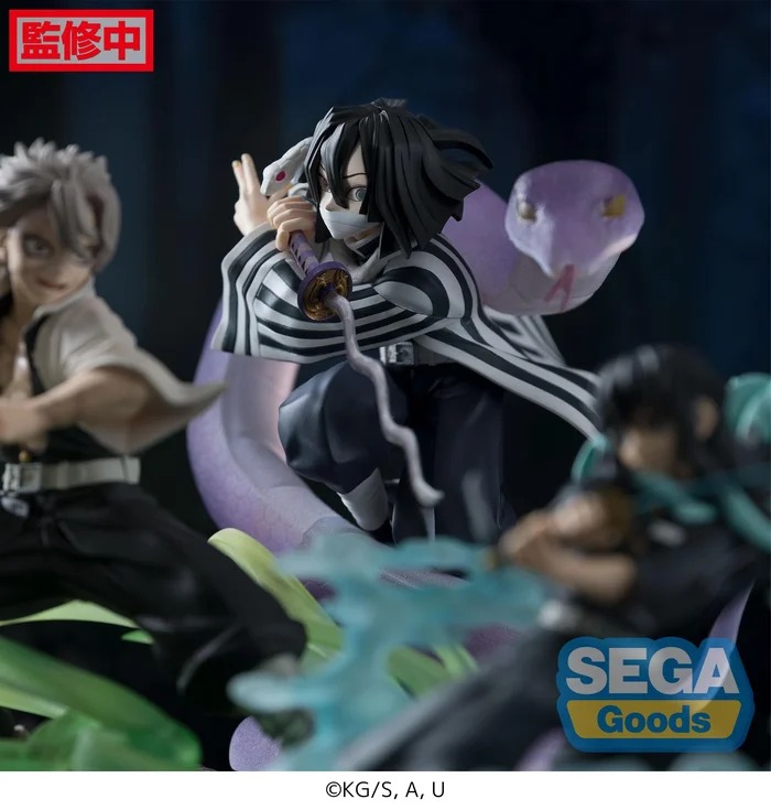 [Chính Hãng] Mô Hình Demon Slayer - Kimetsu no Yaiba - Obanai Iguro - Xross Link - Hashira Training Arc Ver. (Sega)