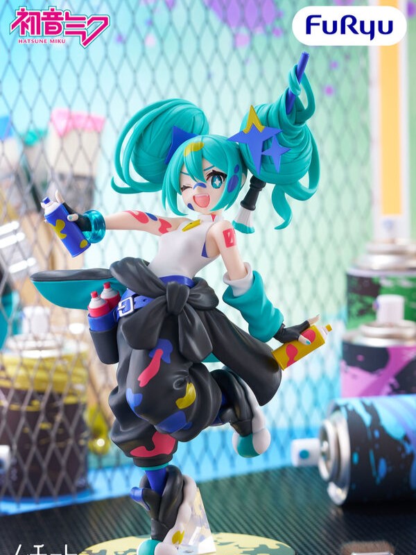 Mô hình Hatsune Miku - Piapro Characters - Muchute - Paint Girl, Another Color ver. (FuRyu)