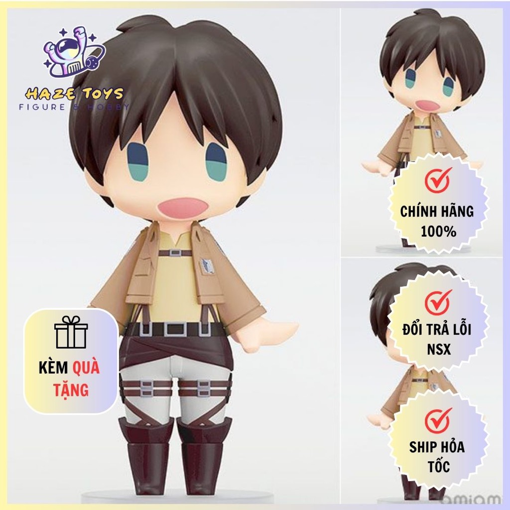 Mô hình Attack on Titan - Eren Yeager - Hello! Good Smile Figure Chính Hãng