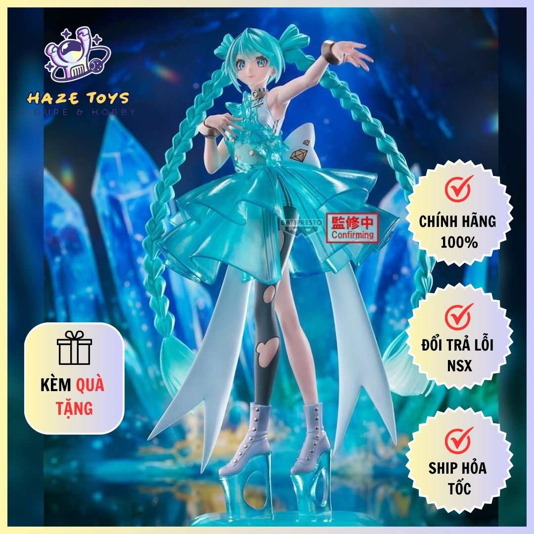 HATSUNE MIKU BANPRESTO EVOLVE CLEARLUXE-EMERALDGEM