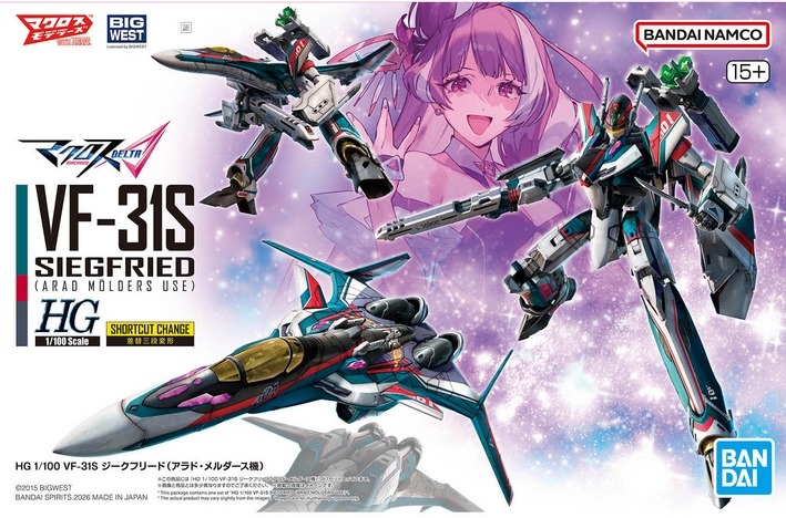 HG 1/100 VF-31S SIEGFRIED （ARAD MOLDERS USE）