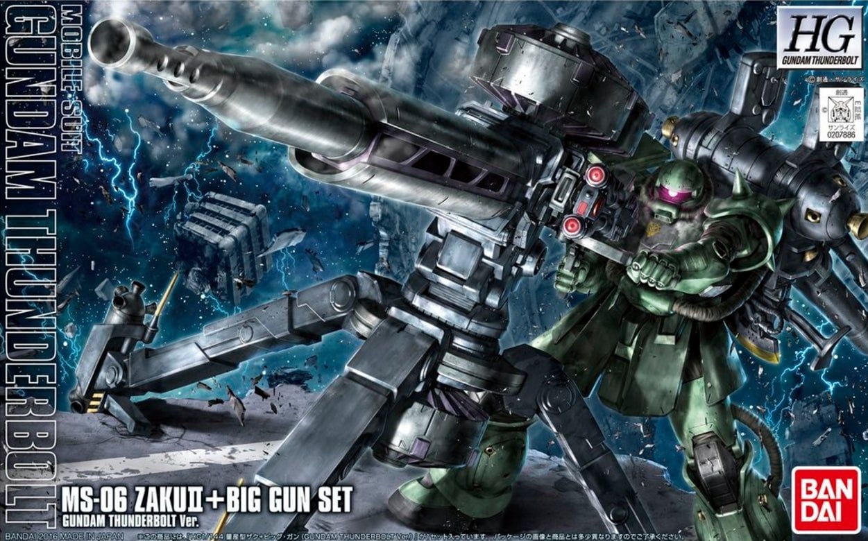 HG 1/144 ZAKU II+BIG GUN SET [GUNDAM THUNDERBOLT Ver.]