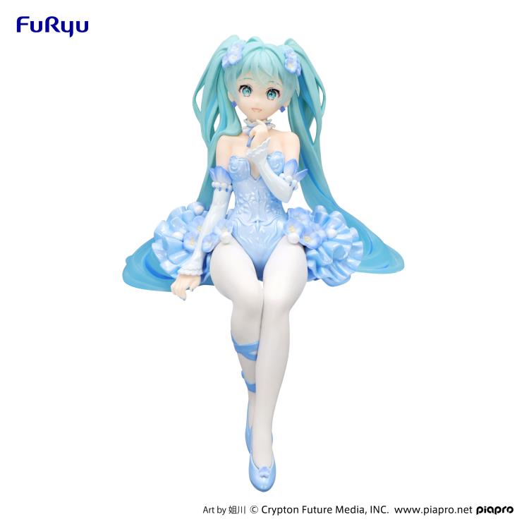 Mô Hình Hatsune Miku - Flower Fairy Nemophila Pail Blue Color Ver - Noodle Stopper Figure (Furyu)