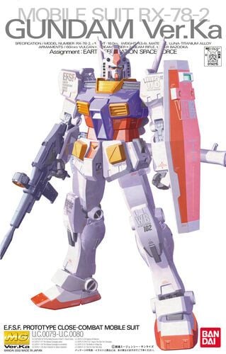 MG 1/100 RX-78-2 GUNDAM (Ver.Ka)