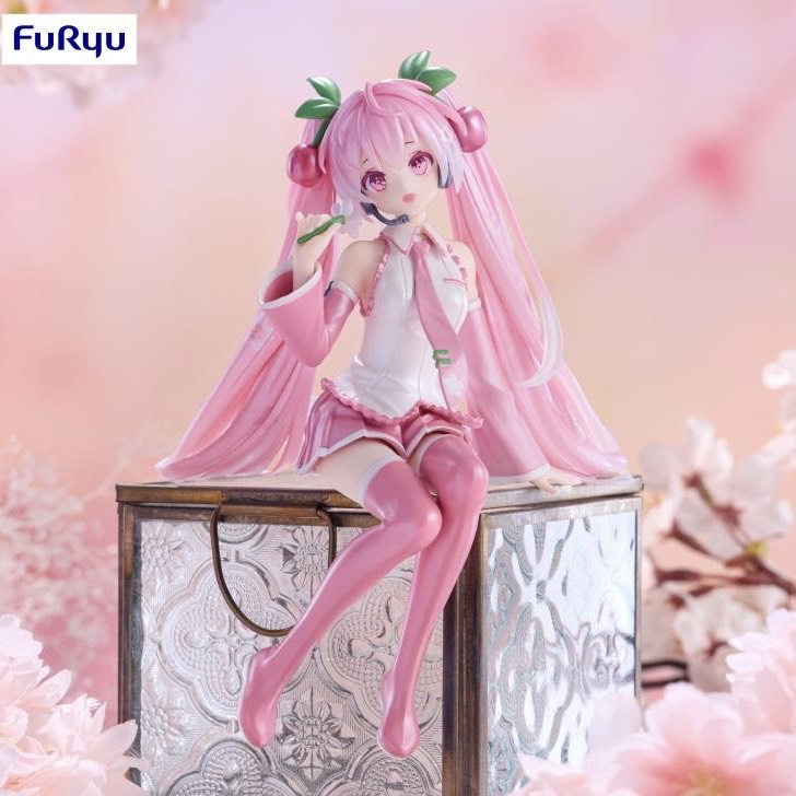 Mô Hình Hatsune Miku Sakura 2024 - Noodle Stopper Figure Chính Hãng (FuRyu)