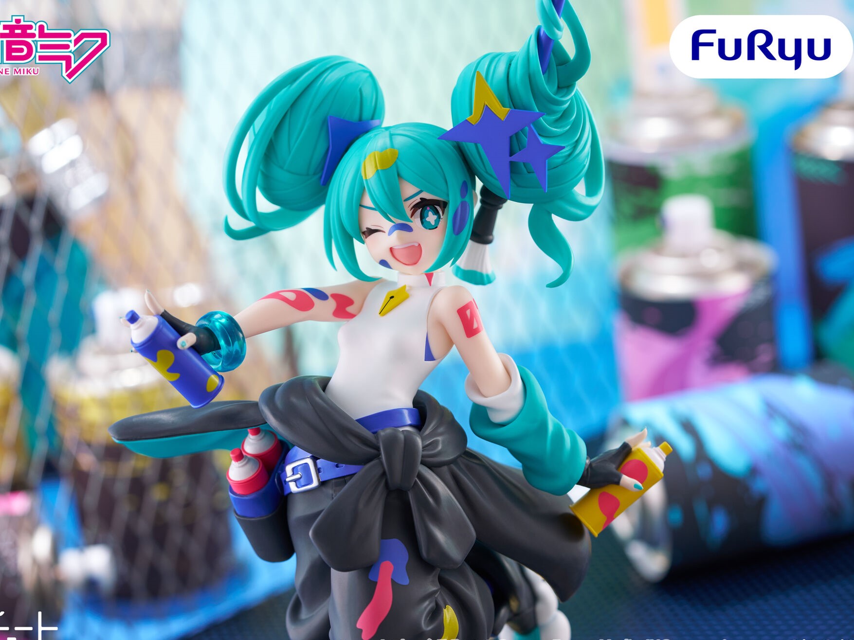 Mô hình Hatsune Miku - Piapro Characters - Muchute - Paint Girl, Another Color ver. (FuRyu)
