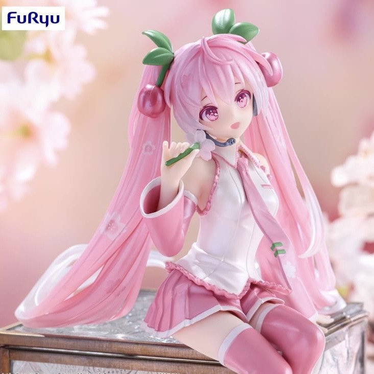 Mô Hình Hatsune Miku Sakura 2024 - Noodle Stopper Figure Chính Hãng (FuRyu)