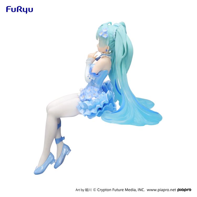 Mô Hình Hatsune Miku - Flower Fairy Nemophila Pail Blue Color Ver - Noodle Stopper Figure (Furyu)