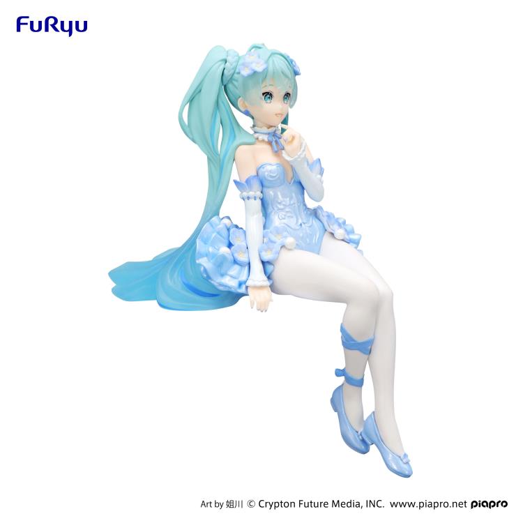 Mô Hình Hatsune Miku - Flower Fairy Nemophila Pail Blue Color Ver - Noodle Stopper Figure (Furyu)