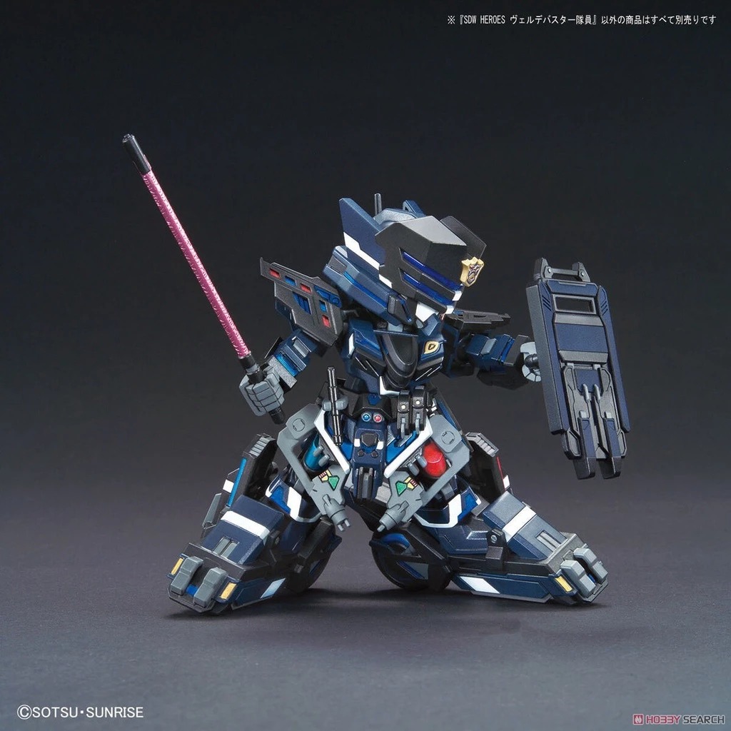 [Chính Hãng] Mô Hình Lắp Ráp Gundam SD World Heroes Verde Buster Team Member SDW SDWH