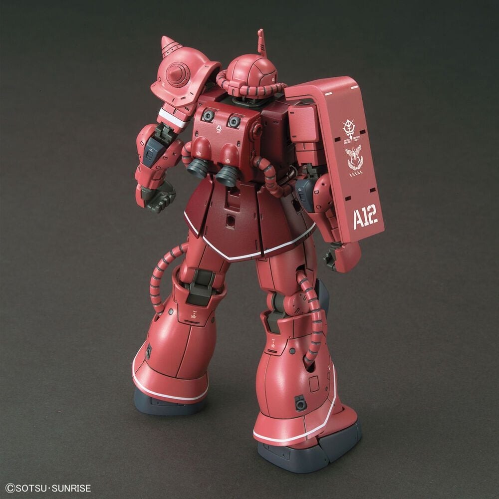Mô hình HG GTO 1/144 MS-06S Zaku II (Red Comet Ver.) - Chính hãng Bandai Nhật Bản