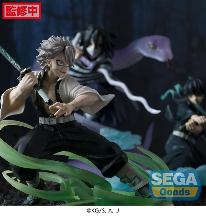 [Chính Hãng] Mô Hình Demon Slayer - Kimetsu no Yaiba - Sanemi Shinazugawa - Xross Link - Hashira Training Arc Ver. (Sega)