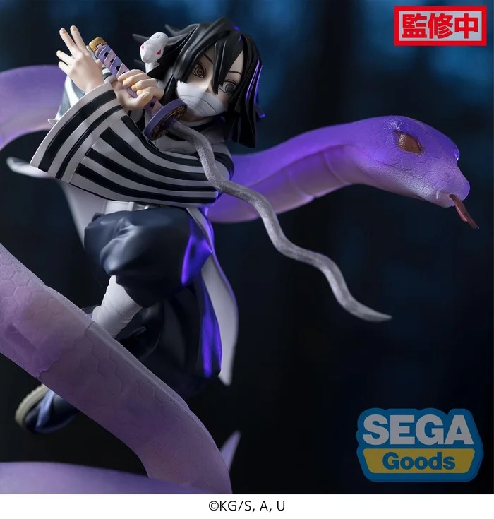 [Chính Hãng] Mô Hình Demon Slayer - Kimetsu no Yaiba - Obanai Iguro - Xross Link - Hashira Training Arc Ver. (Sega)
