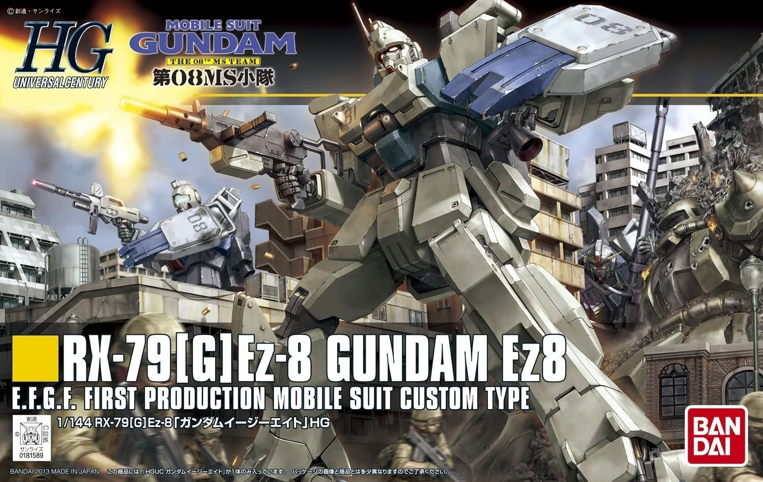 Mô Hình Gundam Bandai HG 155 RX-79 [G] Ez-8 Gundam Ez8 1/144 UC The 08 MS Team