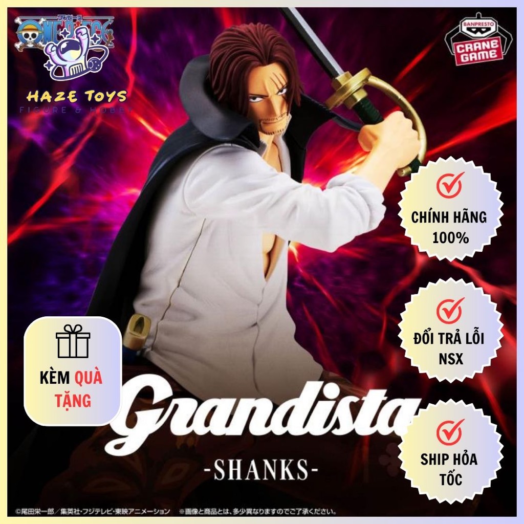 [Chính Hãng] Mô Hình One Piece - Grandista - Shanks