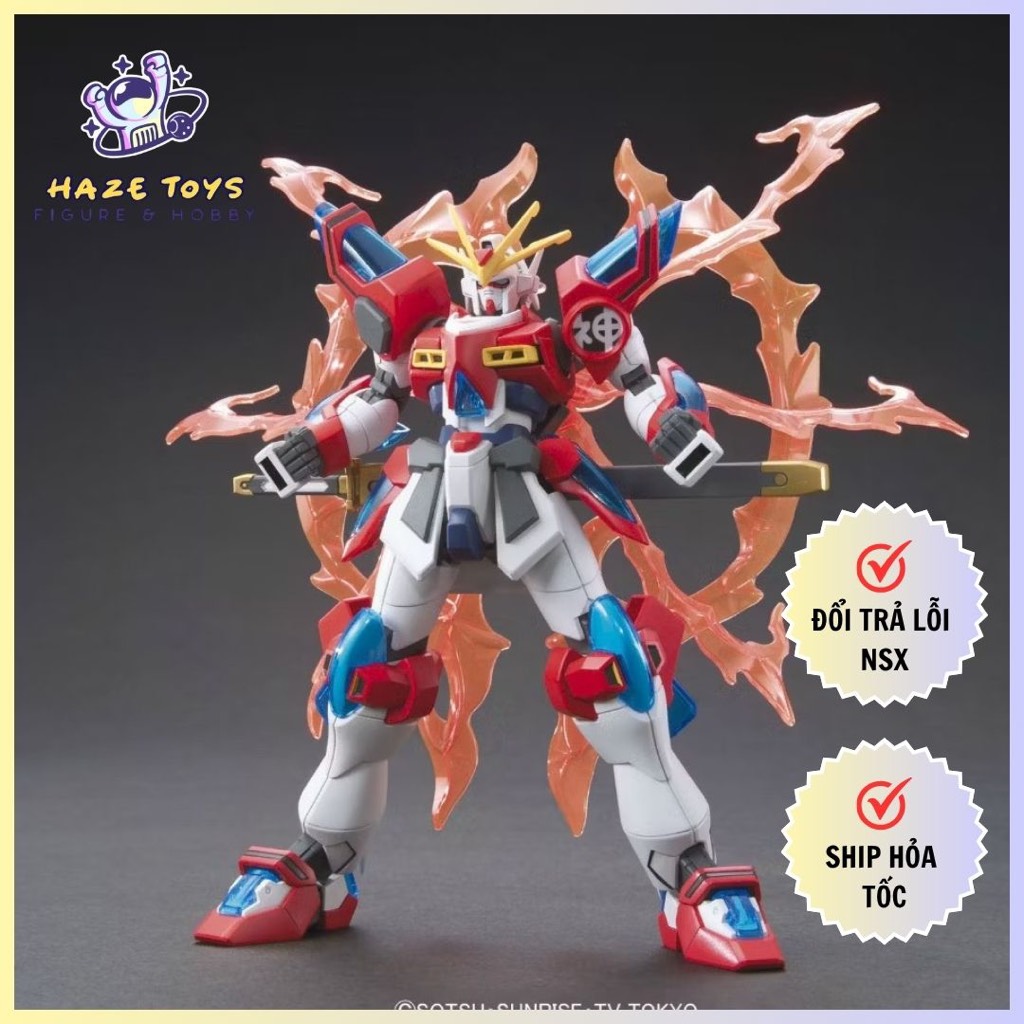 Mô hình HGBF 1/144 HG Kamiki Burning Gundam - Chính hãng Bandai Nhật Bản