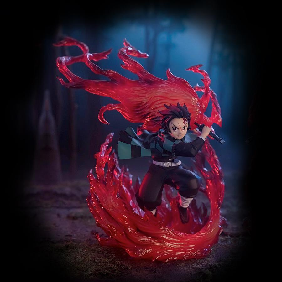 Mô Hình Demon Slayer - Kimetsu  no Yaiba - Figuarts Zero - Tanjiro Kamado - Hinokami Kagura! (Bandai)