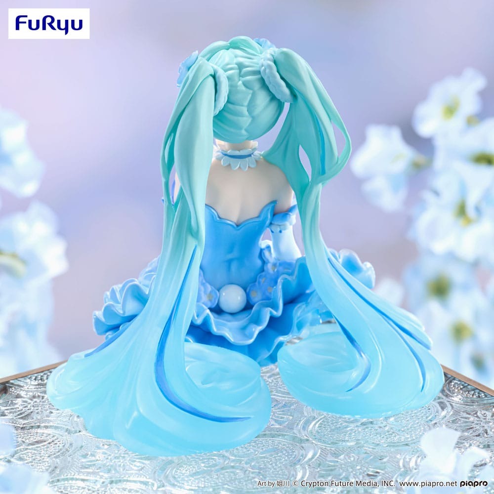 Mô Hình Hatsune Miku - Flower Fairy Nemophila Pail Blue Color Ver - Noodle Stopper Figure (Furyu)