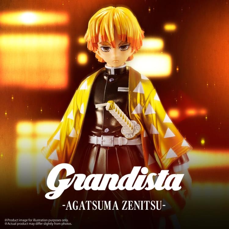 Mô Hình Demon Slayer - Kimetsu no Yaiba - Grandista - Zenitsu Agatsuma - Another Color Ver. B Figure (Banpresto)