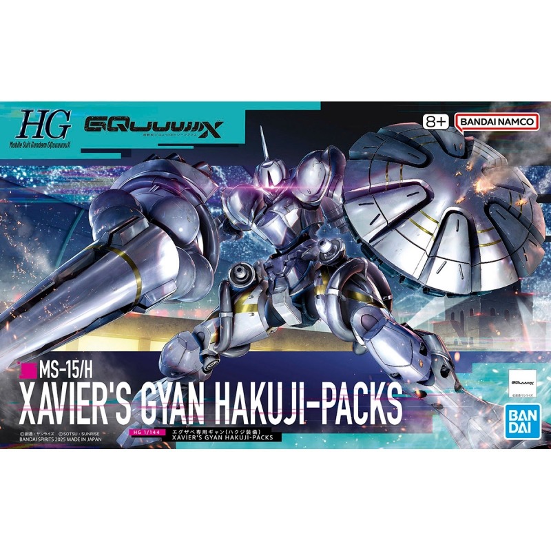 Mô Hình Lắp Ráp Gundam Bandai 1/144 HG Xavier's Gyan Hakuji-Packs