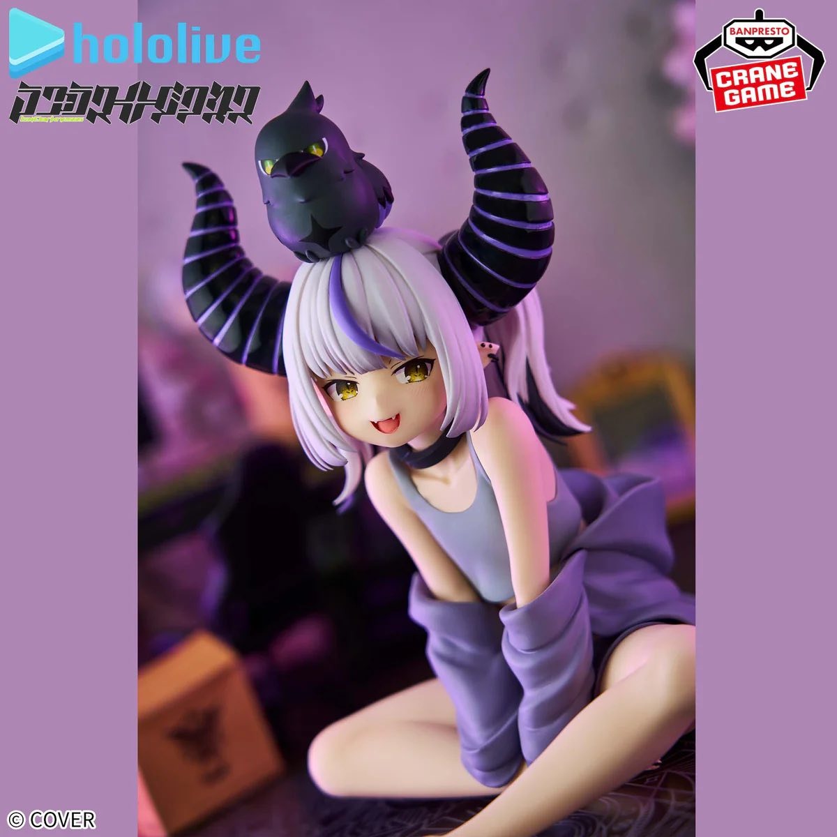 Mô Hình Hololive - Karasu - La+ Darknesss - Relax Time  Figure Chính Hãng (Bandai Spirits)