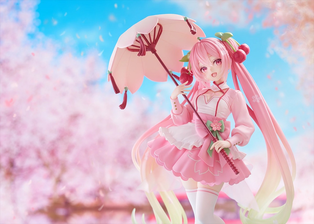 Hatsune Miku AMP+ Figure - Sakura Dress Ver.