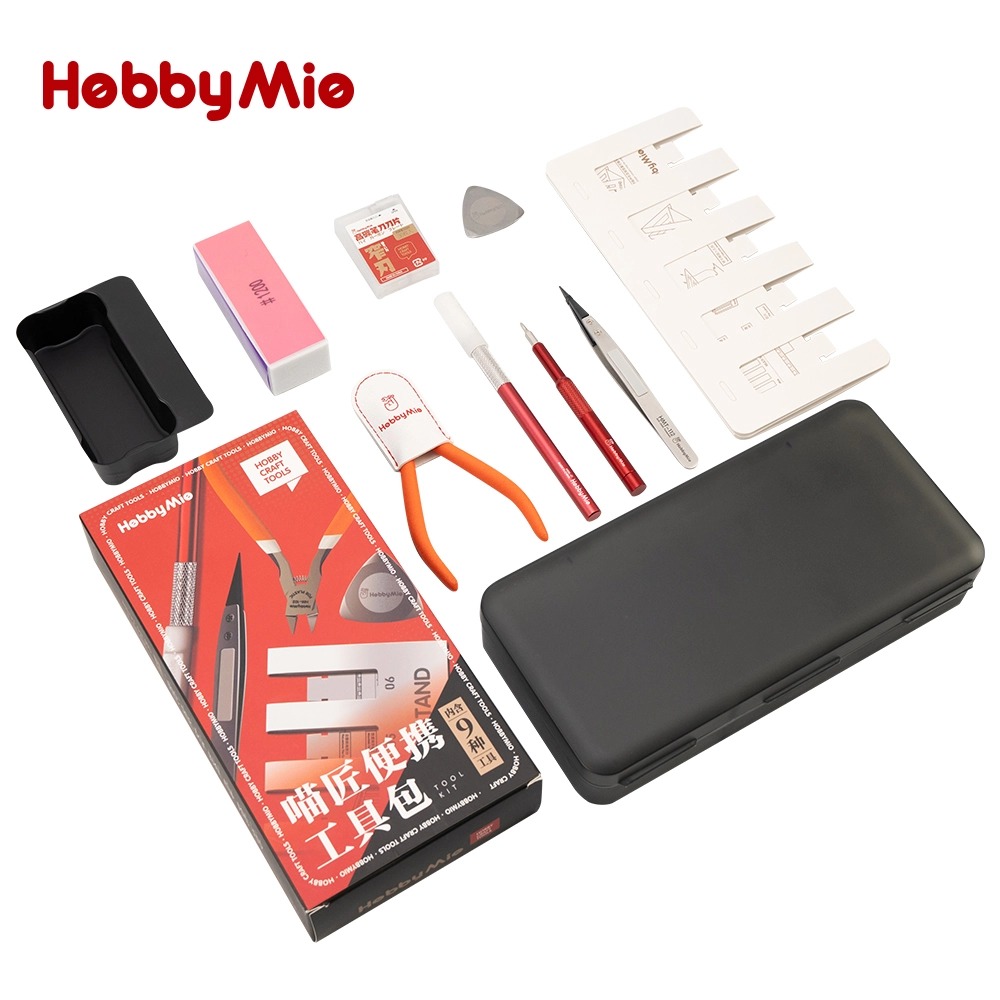 Combo Dụng Cụ Lắp Ráp Mô Hình Hobby Mio Craft Tool Set (9 món) - Chính hãng Hobby Mio