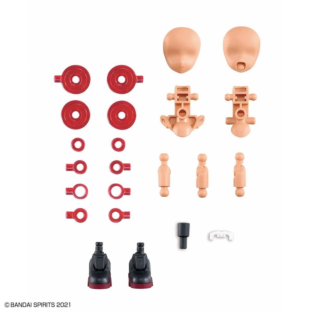 Mô hình phụ kiện Bandai 30MS Option Parts Set 18 (Sergeant Costume) [Color C]