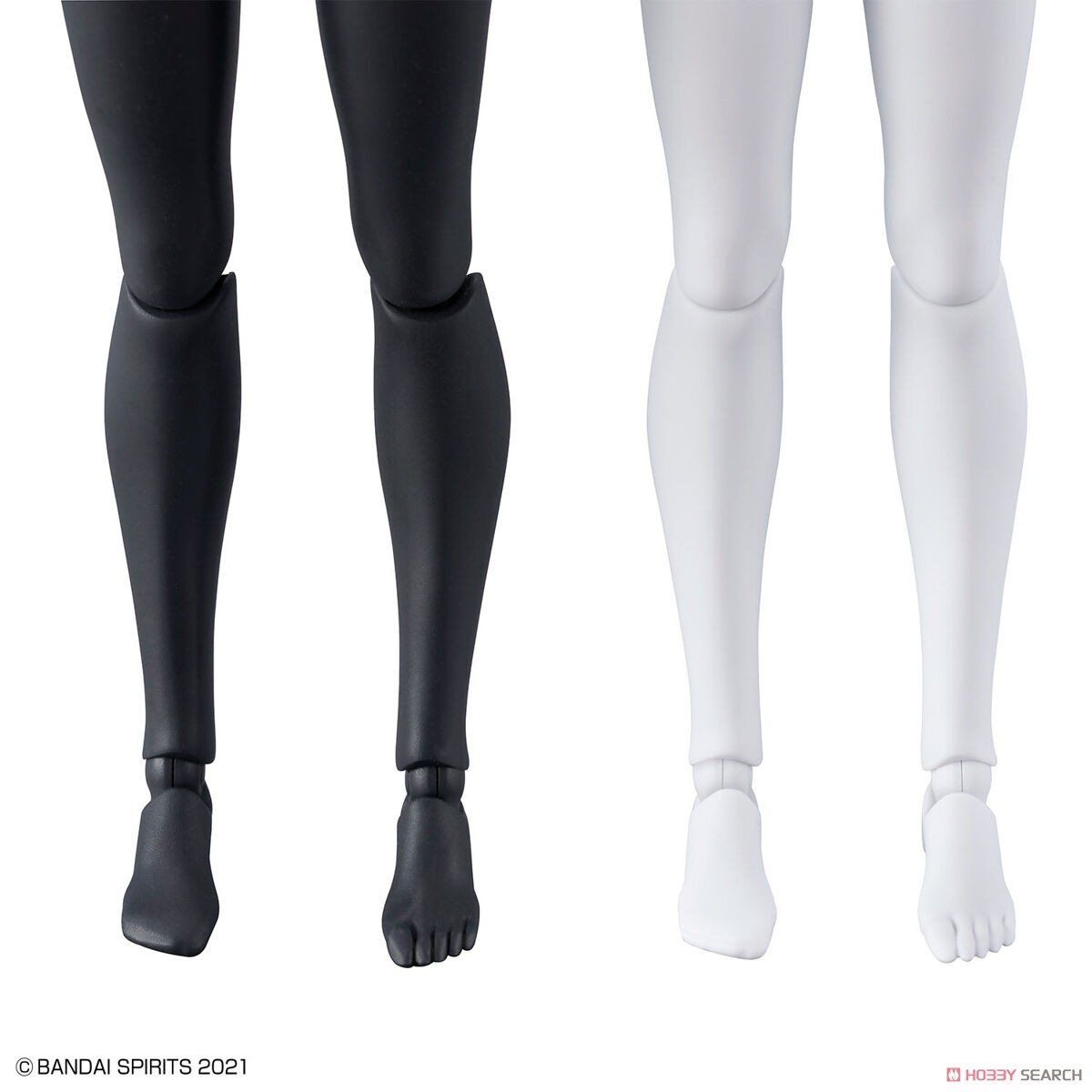 30MS OPTION BODY PARTS ARM PARTS & LEG PARTS [WHITE/BLACK]