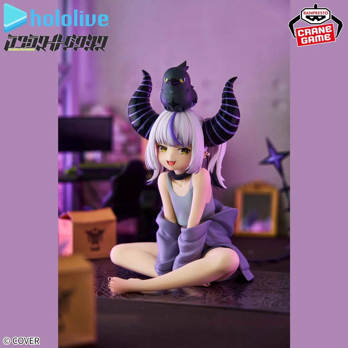 Mô Hình Hololive - Karasu - La+ Darknesss - Relax Time  Figure Chính Hãng (Bandai Spirits) Mô Hình Hololive - Karasu - La+ Darknesss - Relax Time  Figure Chính Hãng (Bandai Spirits)