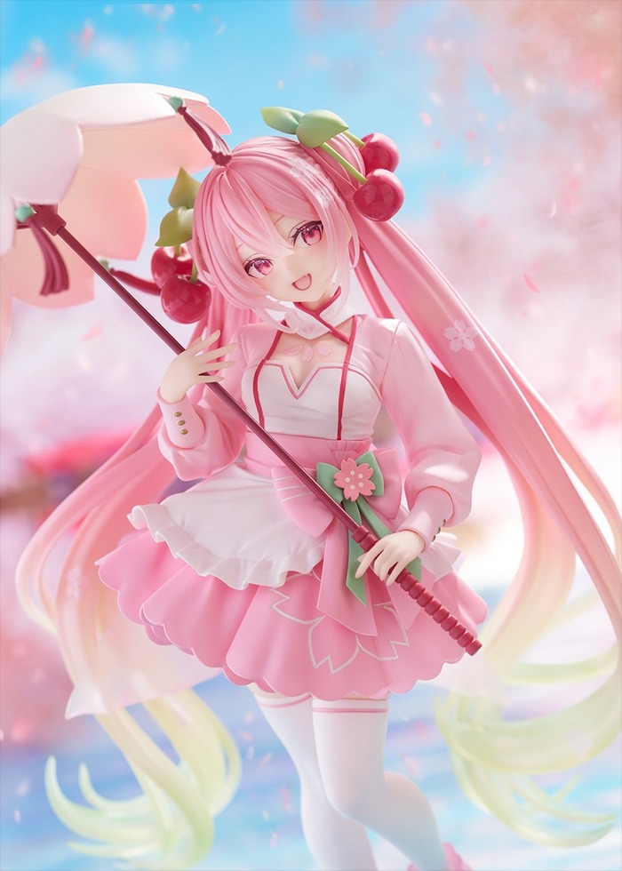 Hatsune Miku AMP+ Figure - Sakura Dress Ver.