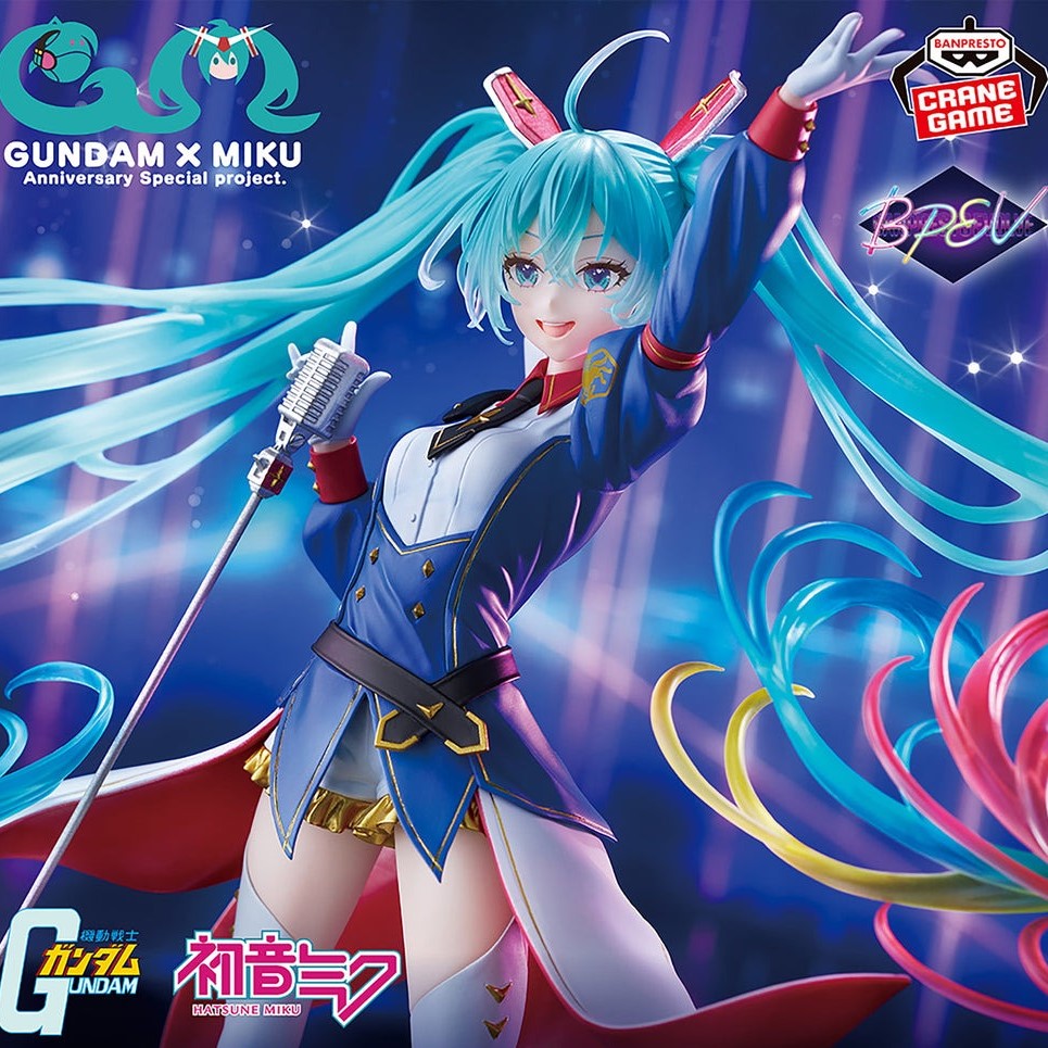 GUNDAM 45TH×HATSUNE MIKU BANPRESTO EVOLVE-GUNDAM COLLABORATION-FIGURE
