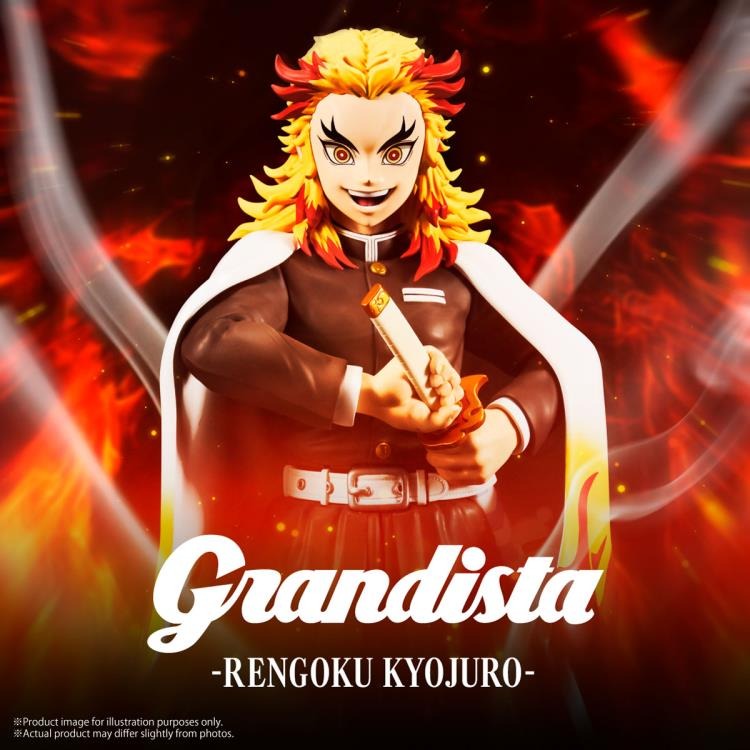 Mô Hình Demon Slayer - Kimetsu no Yaiba - Grandista - Kyojuro Rengoku Figure Chính Hãng (Banpresto)