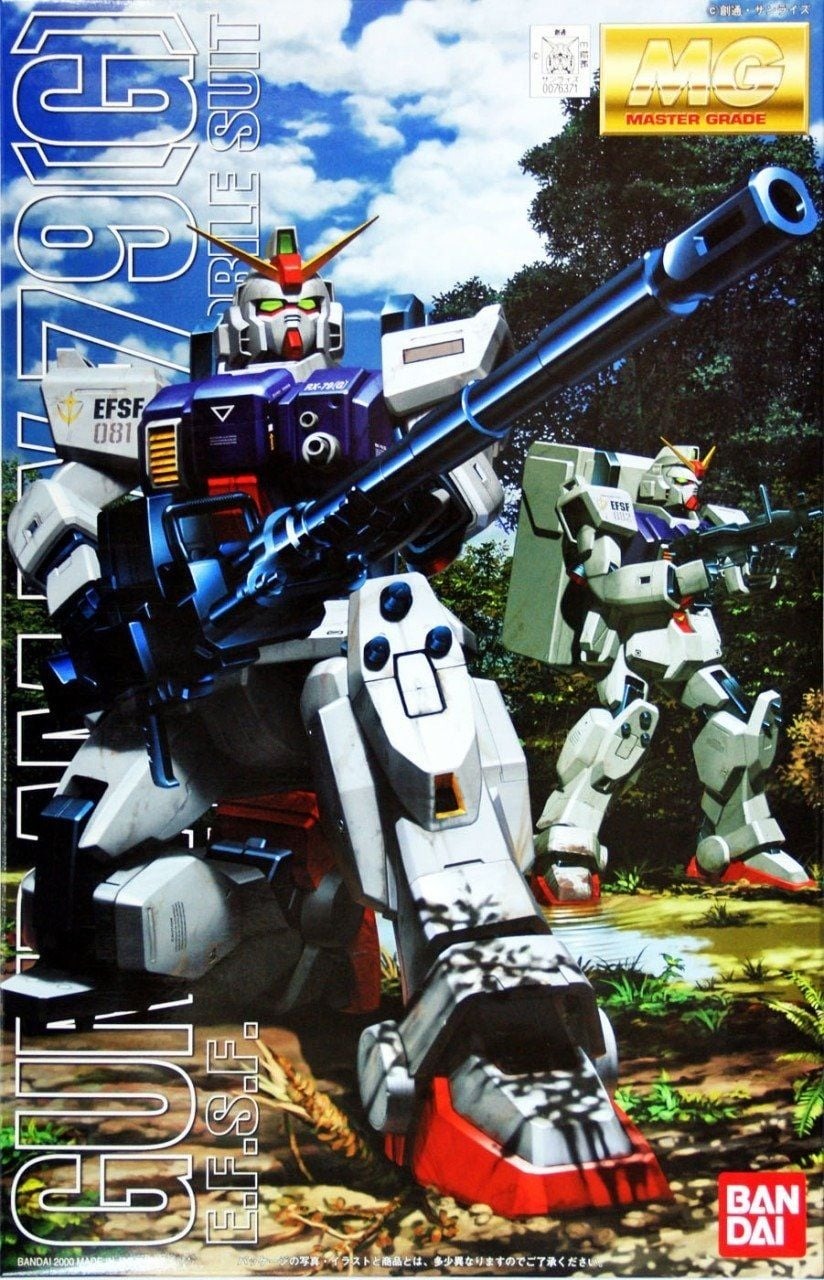 Mô hình lắp ráp Gundam Bandai MG 1/100 GUNDAM RX-79G