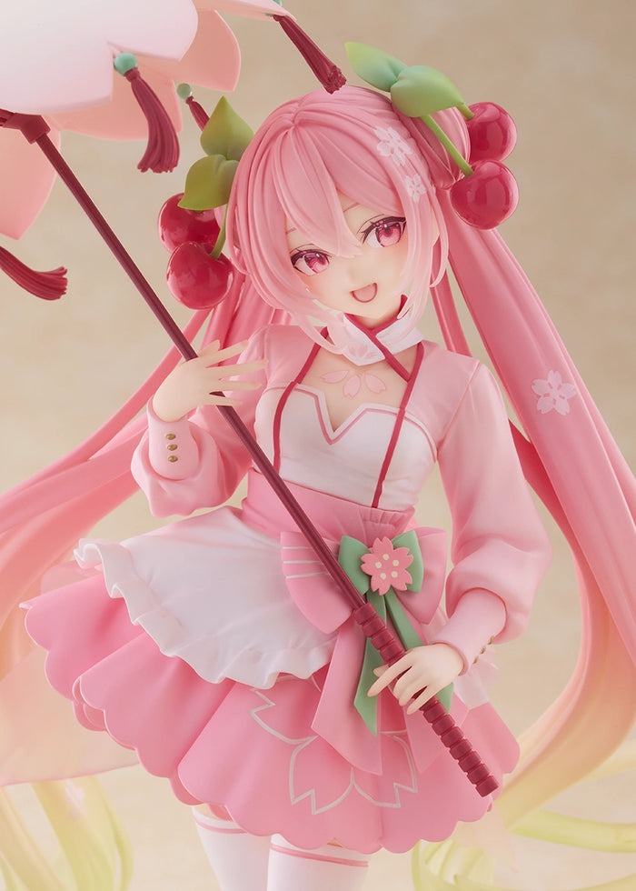 Hatsune Miku AMP+ Figure - Sakura Dress Ver.