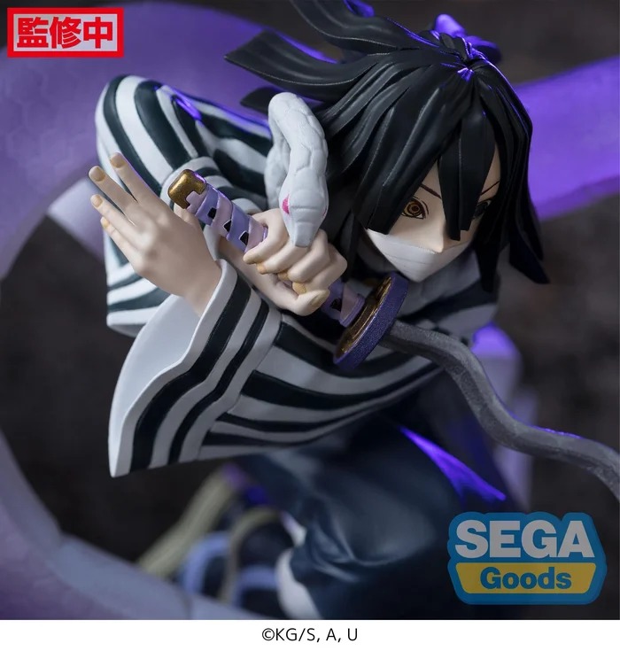 [Chính Hãng] Mô Hình Demon Slayer - Kimetsu no Yaiba - Obanai Iguro - Xross Link - Hashira Training Arc Ver. (Sega)
