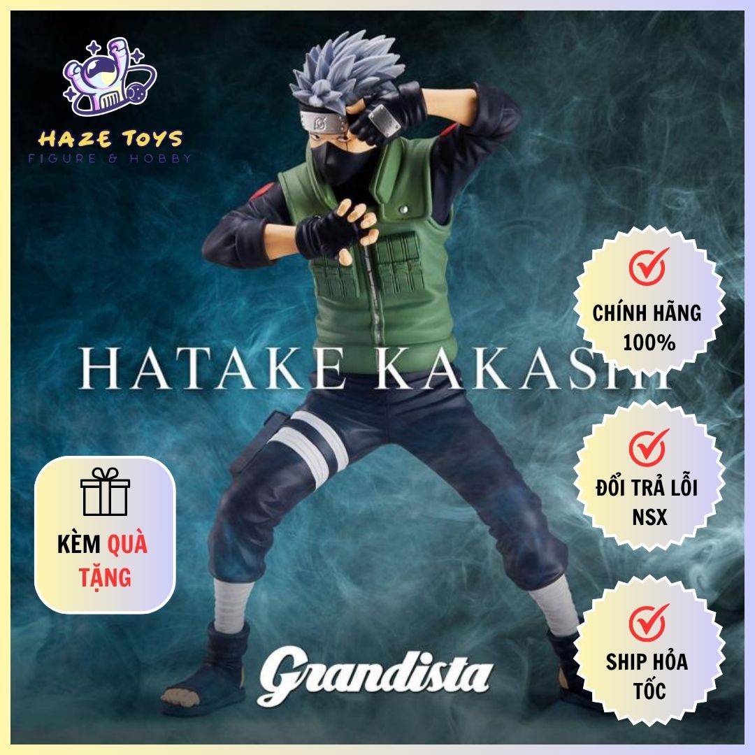 [Chính Hãng] Mô Hình Naruto: Shippuden - Grandista - Kakashi Hatake (Banpresto)