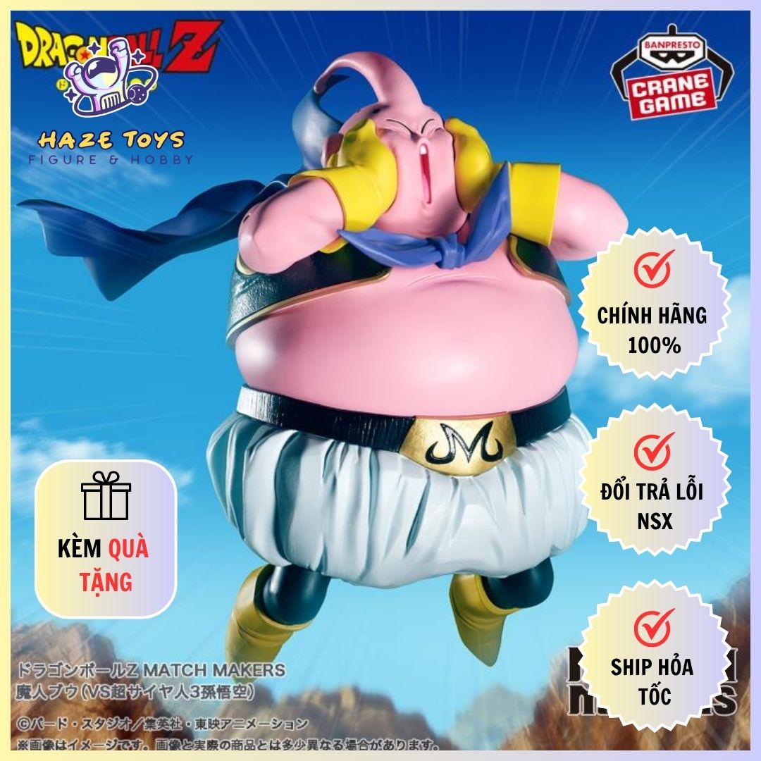 [Chính Hãng] Mô Hình Dragon Ball Z - Match Makers - Majin Buu (vs. Super Saiyan 3 Goku) - Banpresto
